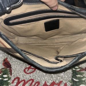 Vintage used Burberry hand bag